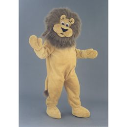 Fabriek directe verkoop hoge kwaliteit langharige leeuw mascottekostuum volwassen grootte
