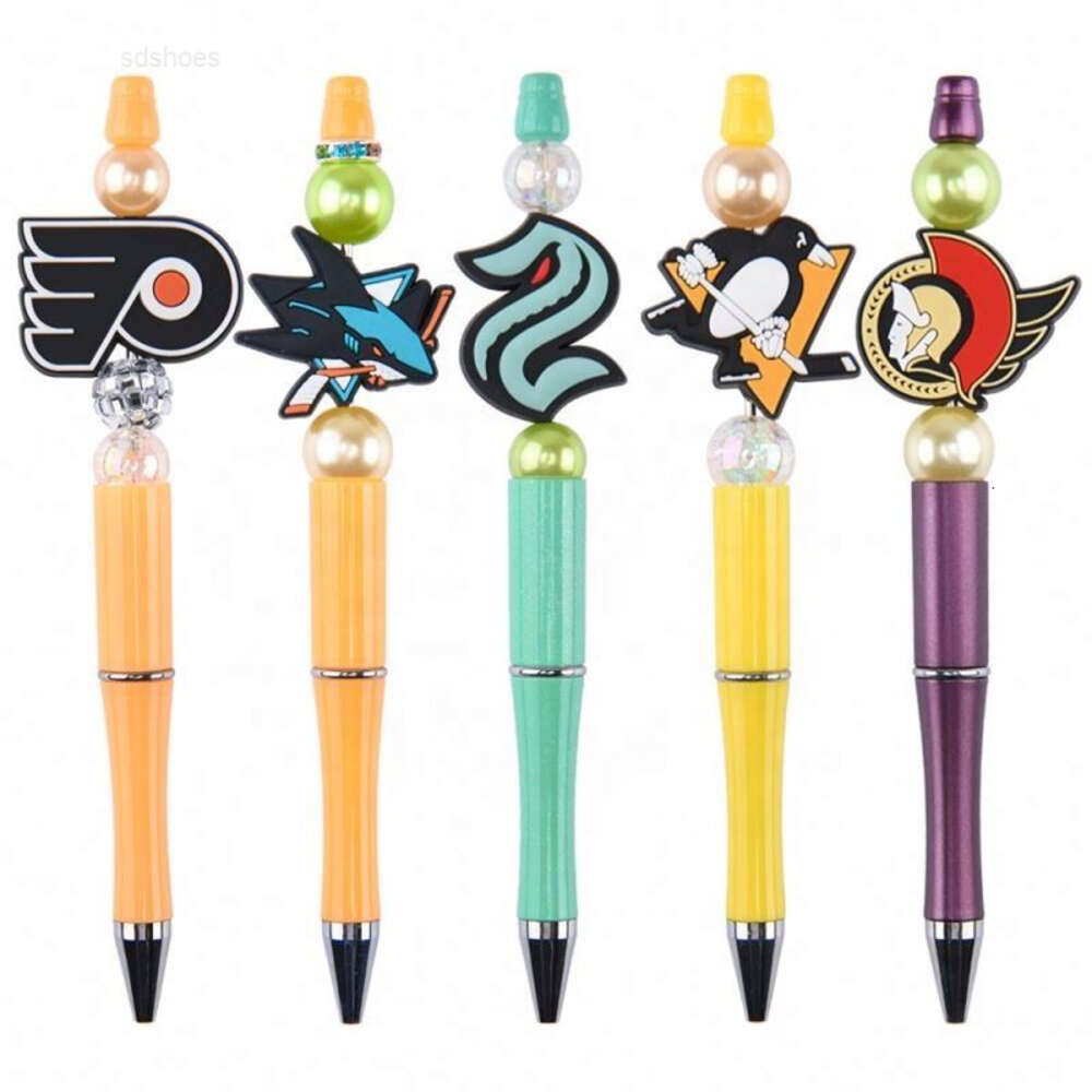 Factory Directe verkoop Mexico -stijl PVCBEAD PENEN Decoratieve zeemeermin Bead Pens Gift Diy Charms Ballpoint Pens