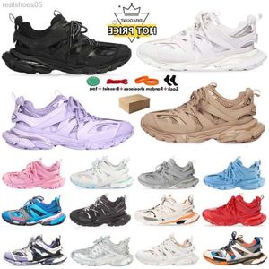 Vente directe d'usine Paris Track S 3.0 Chaussures Casual Gris Orange Jaune Plate-forme de mode Femmes Noir Blanc Taille 35-45 avec boîte