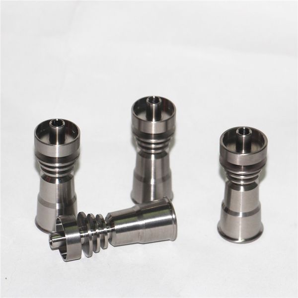 herramientas de mano Venta directa de fábrica Clavo de titanio universal 4 en 1 Domeless 10 14 18 mm Hembra y macho Titaniums Dab Nails