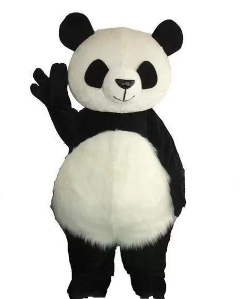 Version de vente directe d'usine Costume de mascotte de Panda géant chinois Costume de mascotte de noël