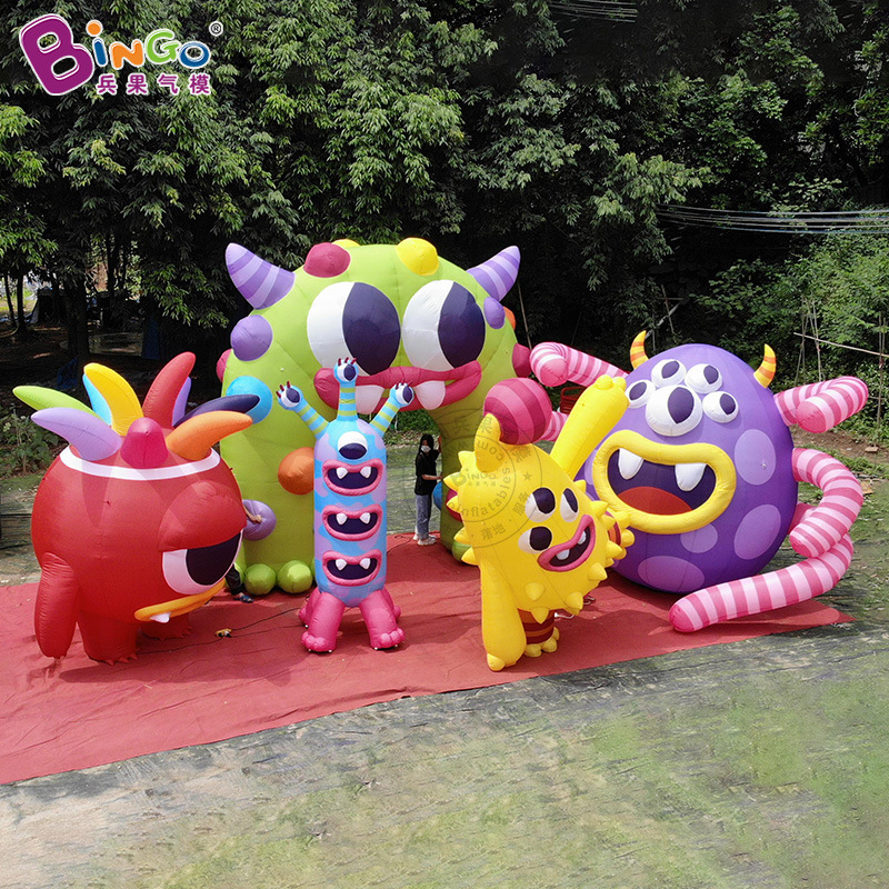 Factory direct sales inflatable monster cartoon air model Halloween themed funny bar mall decoration