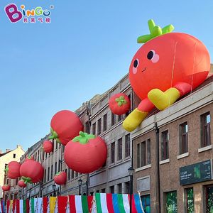 Ventas directas de fábrica Inflable Persimmon Cartoon Air MoMe Fruit Fruit Antropomorphic Doll Mall Decoración de edificios