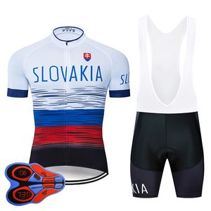 Fabriek directe verkoop Moxilyn 2020 Team Slowakije Wielertrui Set MTB Fietskleding Ropa Ciclismo Fietskleding Heren Korte Maillot Culotte