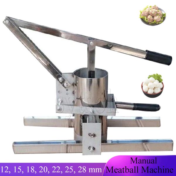 Venta directa de fábrica de albóndigas manuales Máquina de albóndigas vegetales Máquina de croquetas Máquina de masa de bolas de camarones Herramienta de molde de bolas Manual