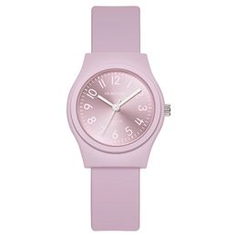 Les ventes directes d'usine de montres étudiantes Color Couleur décontractée à échelle numérique décontractée en silicone en gros des montres féminines