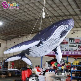 Ventes directes d'usine Suspendus à bosse à bosse de baleine Modèle gonflable Modèle de baleine Mall Ocean Park Suspended Plafond Decoration