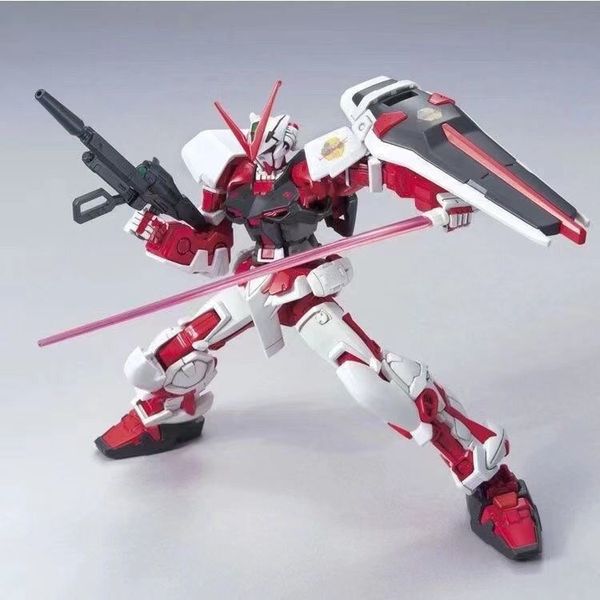 Venta directa de fábrica hasta HG 1/144 rojo heterodoxo mecha guerrero modelo ensamblaje juguete al por mayor