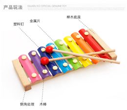 Factory Direct Selling Hand Klop Qin Child Wooden Acht Tone Percussion Instrument Toy