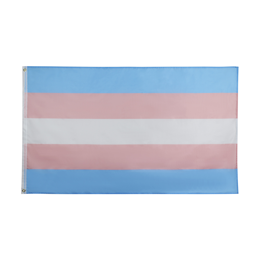 3x5fts LGBT Agender Pride Translocalidad Transg￩nero Transg￩nero Bandera 90x150cm Factory Direct al por mayor Double Stitched