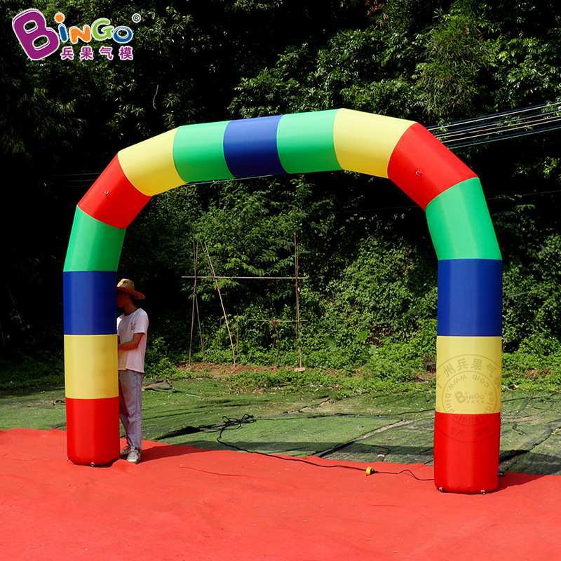 Factory direct supply inflatable rainbow arch air model summer mall promotion atmosphere activity decoration arch
