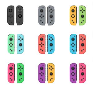 Interruptor de suministro directo de fábrica Joy Con Controlador de juego Control remoto inalámbrico Gamepad Joystick Mango para NS Switch JoyCon Consola con caja al por menor