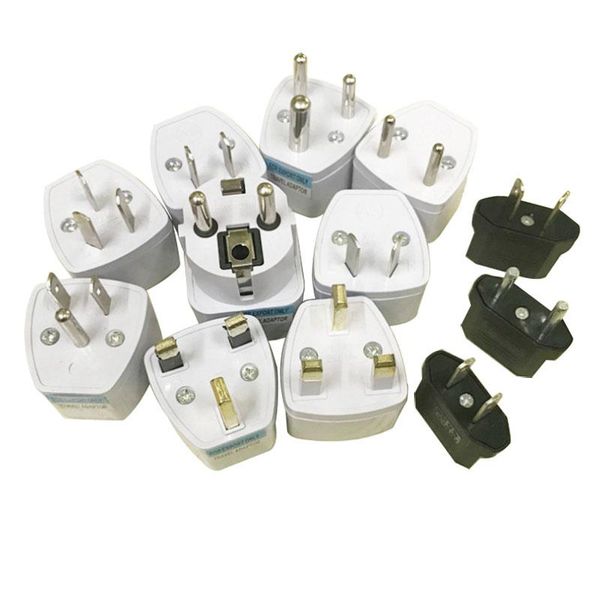 Adaptador de enchufe universal directo de fábrica UE EE. UU. Reino Unido AU Enchufe Adaptador de corriente CA de viaje Convertidor 250V 10A Convertidor de enchufe