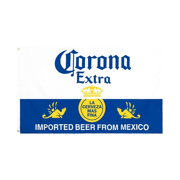 Factory Direct Whole Double Double Centred 3x5fts 90150cm Corona Beer Flag Life Flag for Decoration OOD56803232940