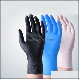 Fabriek Disposable Nitril Handschoenen Oliebestendig Waterdicht Slijtvaste Latex Rubber Beschermende Drop Levering 2021 Childrens Finger Mitt