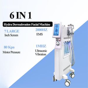 Usine de bonne qualité OEM hydra peel hydrodermabrasion nettoyage en profondeur du visage soins de la peau 6 en 1 machine de beauté du visage hydro