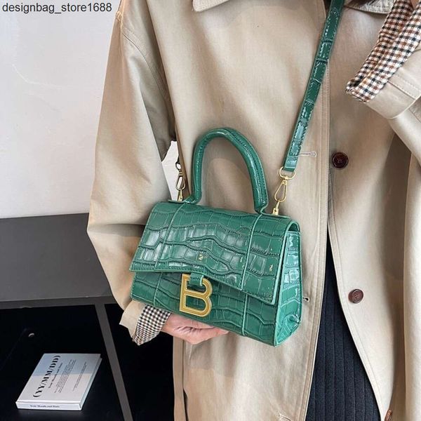 Factory Bag de femme en gros de haute qualité 2024 Nouveau style Fashion personnalisée Simple Crossbody Crocodile Cuir à la mode
