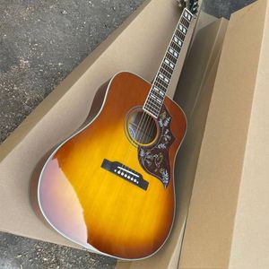 Factory holle body akoestische gitaar met chromen tuners, gratis verzending, aanbieding logo/kleur aanpassen