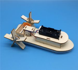 Factory zelfgemaakte elektrische ming schip schoolstudenten wetenschappelijke experimenten om creatieve uitvinding te creëren Children's puzzel plug-in speelgoed