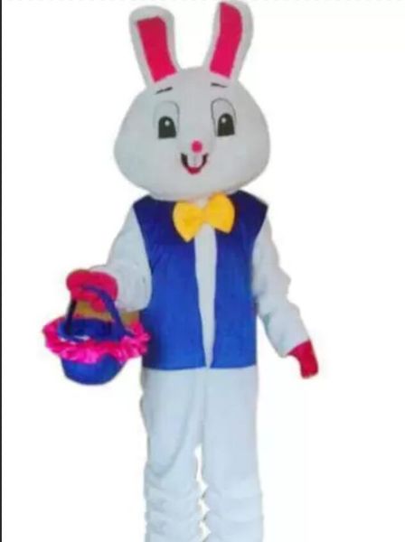 Usine chaud nouveau adulte mignon marque dessin animé lapin de pâques mascotte Costume déguisement