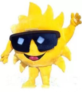 Factory Hot Nieuwe Cartoon Mr Sun Mascot Costume Fancy Birthday Party Dress Halloween Carnivals Costuums