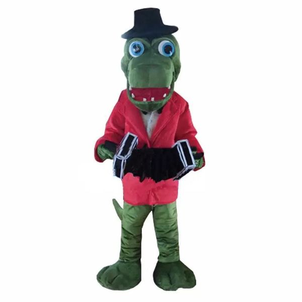 Usine chaude nouveau Crocodile Alligator en peluche mascotte Costume taille adulte déguisement Costume