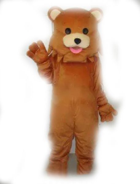 fábrica caliente nuevo MascotNew adulto PEDO BEAR Traje de la mascota Regalo de Halloween personajes de disfraces vestido sexual