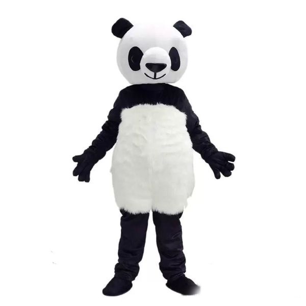 Fábrica caliente nuevos disfraces de mascota panda disfraces de Navidad halloween Pascua rendimiento animales adultos disfraces para adultos