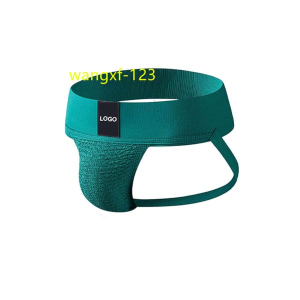 Usine vente chaude vente de mode durable vert sous-vêtements sexy personnalisé hommes jockstrap