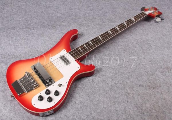 Instrumentos musicales de fábrica personalizados NUEVO color Cherry burst 4003 4 cuerdas Rick Bajo eléctrico de alta calidad 725 6239248