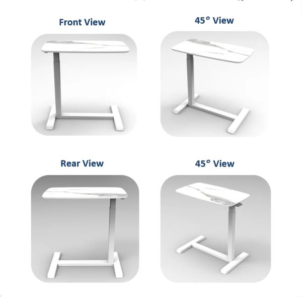 Muebles OEM de fábrica Mesa de estar moderna Mesa auxiliar de la oficina Metal de madera Desk en el sofá Oficina en el hogar