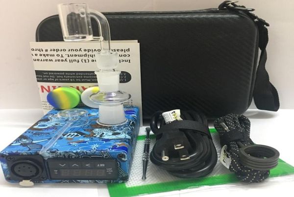 Oferta de fábrica E clavo Enail Cera Vapor Plataforma petrolera portátil Dab Vaporizador PID TC caja para cera Mini Enail DHL6547307