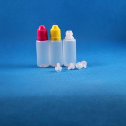 factory outlet 100 Sets 15ml (1/2 oz) Plastic Druppelflesjes KINDveilige Doppen Tips PE LDPE E Voor Vapor Cig Liquid 15 ml