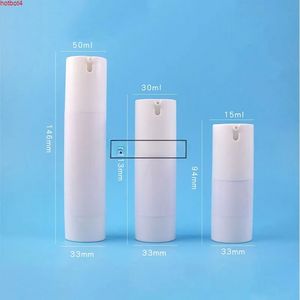 Factory Outlet 100 stcs 15 ml/30 ml/50 ml Airless Pump Vacuüm Scrub fles Toiletartikelen Container Ravulbare plastic Dispenser Travel Qualtity