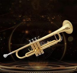 Outlet d'usine Bach Stradivarius Professional BB Trumpet LT18043 Gold Lacquer Instrumentos Musicales Profesionales Ponieuse Fre6152698