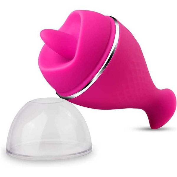 Salida de fábrica Lamiendo el clítoris Lengua del clítoris Pezón Pezón Masajeador de punto G para un orgasmo rápido Mini vibrador Juguete sexual para adultos Pareja femenina