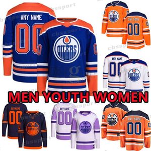 Jerseys de hockey personnalisés Edmonton''Ooilers '97 Connor McDavid 21 Klim Kostin 27 Brett Kulak 28 Ryan Murray 10 Derek Ryan Shore 74 Stuart Skinner 41 Smith 56 ans pour femmes pour hommes