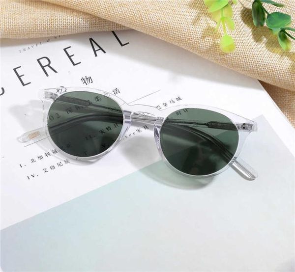 Diseñador de fábrica Diseñador Vintage Clear Frame OV5183 Gafas de sol polarizadas Hombres O039Malley Retro Dama Retro Mujeres Suman Femenina SU5007593