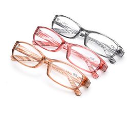 Gafas de PC de moda de fábrica Gafas de lectura dental doble Gafas de resina HD 100150200250300 350 400 8822832