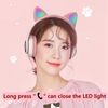 Publication d'usine flash lumière mignon chat oreilles Bluetooth casque sans fil Bluetooth avec micro peut contrôler LED Kid girl STEREO MUSIQUE STEREO MUSIQUE CASQUE