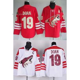 Factory Outlet Heren Goedkope Phoenix Coyotes 19 Shane Doan Rood Wit Zwart Nieuwe Stijl Ed Volledig Borduren S Ijshockey Jerseys 8359 8232