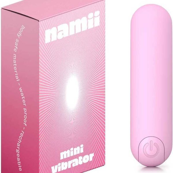 magasins d'usine Namii Mini étanche Bullet Vibrator modes voyage portable rechargeable Rouge à lèvres personnel mamelon clitoris G-spot masseur Adult sex toy | Noir