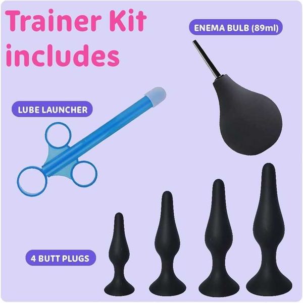 sortie d'usine Real Vibes silicone plug docking trainer femme mâle dilatateur faux pénis ensemble avancé et débutant boutons jouet sexuel pour hommes