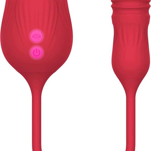 magasin d'usine Shibari 3-en-1 Femmes Rose Tongue-N-Cheek Rechargeable Étanche Silicone Sex Toy pour Clitoridien G-Spot Mamelon Léchage Poussant Vibrateur Bullet Sextoy