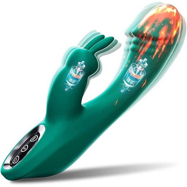 Salida de fábrica Thrushing Vibrator Spot Juguete sexual para adultos Herramienta de placer sexual femenino Consolador de pollo Pareja Clítoris máquina vibradora realista