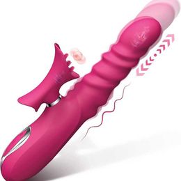 outlet de fábrica Thrusting Rabbit Vibrator litoralG potV ibratorw ndependentL ickingThrustingVibratorsRe alisticDi imulatorwi ustMod esAdu