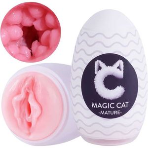 Factory outlet Ultra rekbaar mannelijk ei handheld mannelijke cup pocket pussy massager zachte verpakking sterke zuigkracht volwassen seksspeelgoed voor mannen met realistische