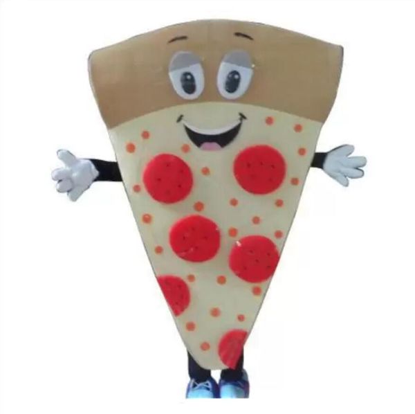 Magasins d'usine personnage de dessin animé adulte mignon pizza mascotte Costume déguisement Halloween costume de fête