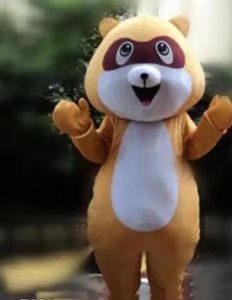 Factory Outlets hot Racoon cartoon Mascot Costume Fancy Dress Animal mascota disfraz
