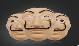 Factory Outletsalvador Dali Full La Casa de Papel Face Mask Film Halloween Cosplay Maskers HHE14214736300
